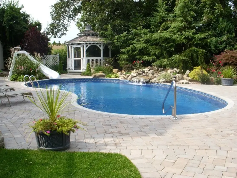 pavers around built in suffolk county pool